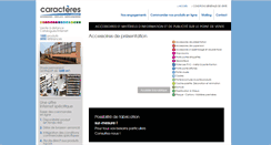 Desktop Screenshot of caracteres.org